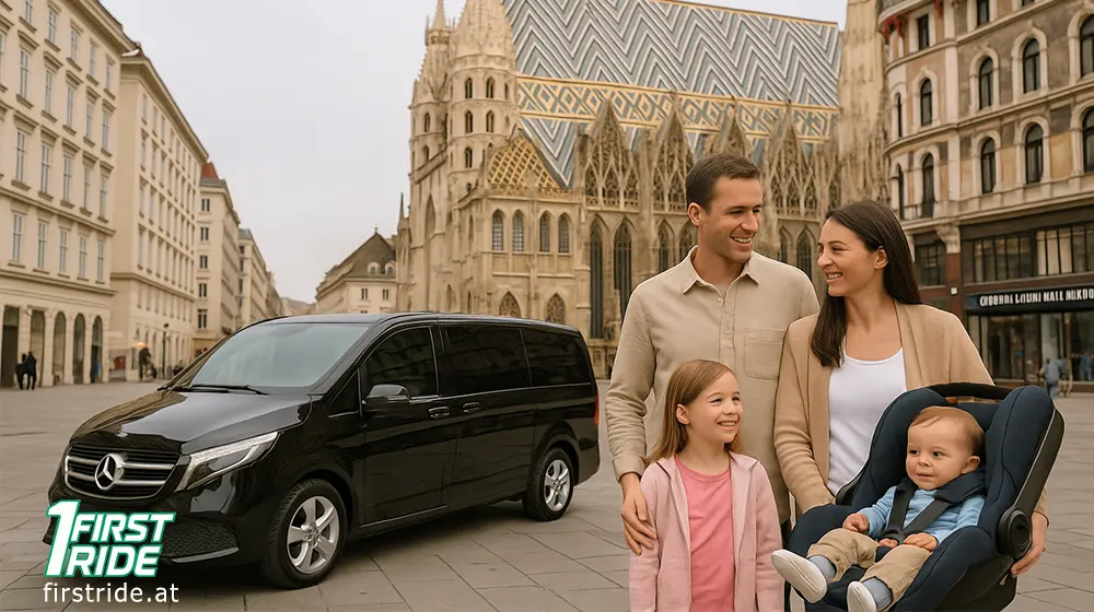 Taxi aéroport avec sièges enfants
